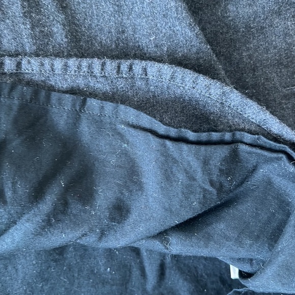 Madewell Lattitude Flannel Shirtdress in Grey 55% wool - Picture 6 of 7